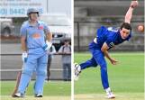 Strathdale-Maristians and Golden Square T20 captains Daniel Clohesy (left) and Connor Miller 