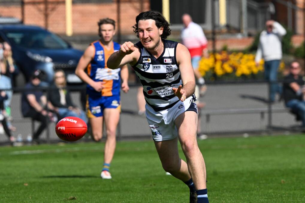 Strathfieldsaye coach Luke Freeman labelled Lachlan Ratcliffe (pictured) as a player he hopes to take a step up in 2024. Picture by Darren Howe