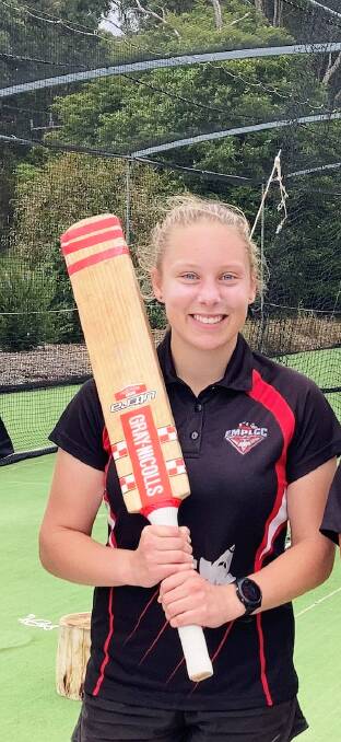 Barker Creek's Tia Davidge has been selected in the Vic Country under-19 National Championships squad. 