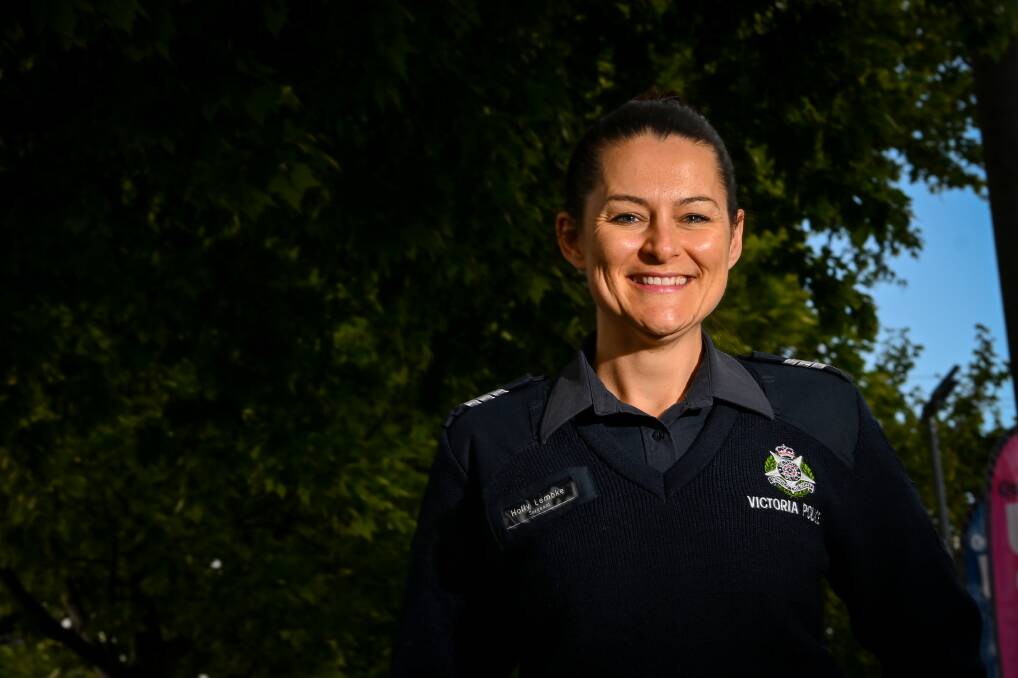 Holly Lembke is Heathcote's new police sergeant. Picture by Darren Howe 
