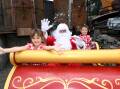 We're dreaming of a Bendigo Christmas: Harper and Madden Young tell Santa their present lists in 2022. Picture by Noni Hyett