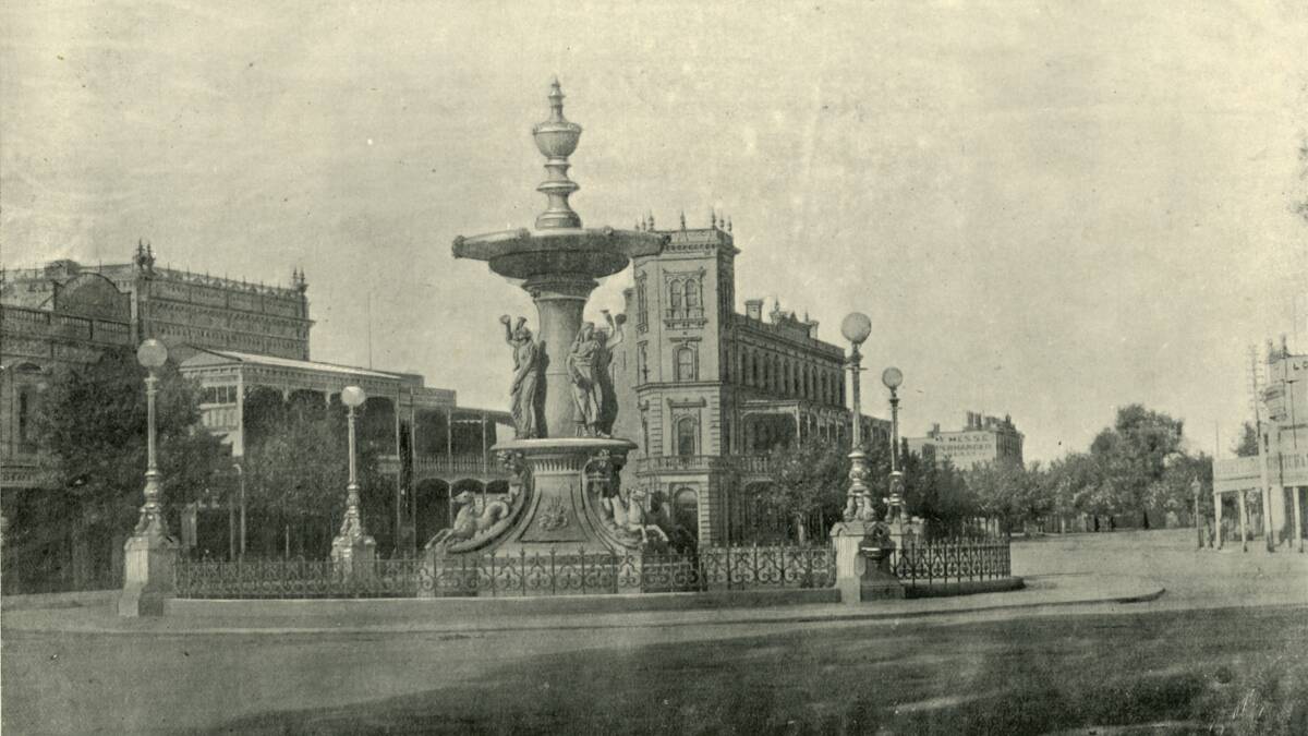 A 1901 drawing of the Alexandra Fountain. Picture by The Print Collector via Getty Images