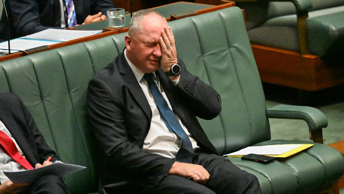 Barnaby Joyce will take a week of leave from Parliament. Picture by Elesa Kurtz