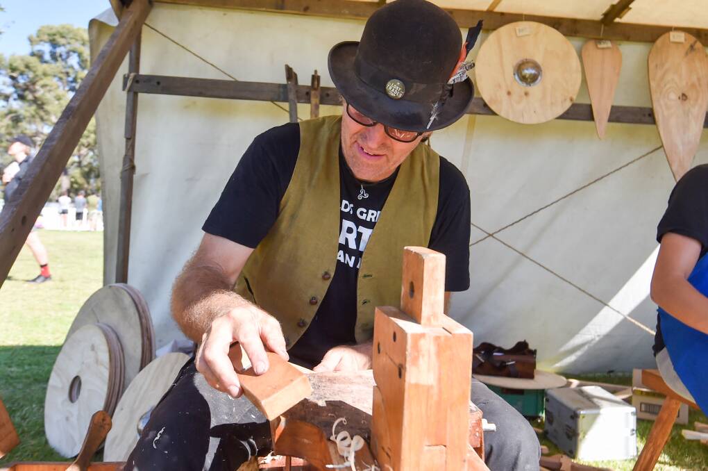 The Lost Trades fair featured crafts and skills of every type. Picture by Darren Howe. 