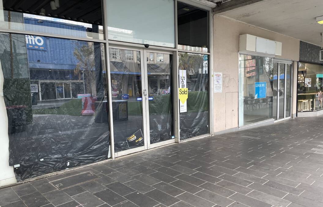 There are close to a dozen empty shops in Hargreaves Mall. Picture by Ben Loughran.