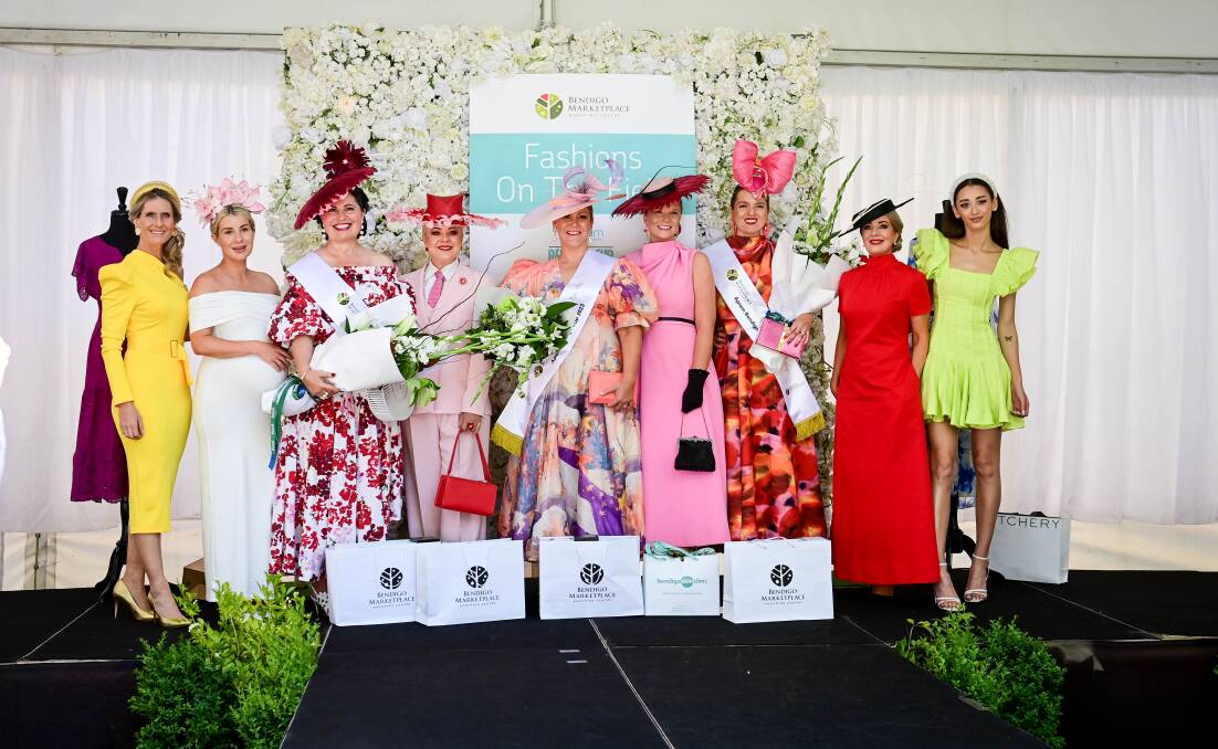 The winners of the fashions on the field event. Picture by Brendan McCarthy.