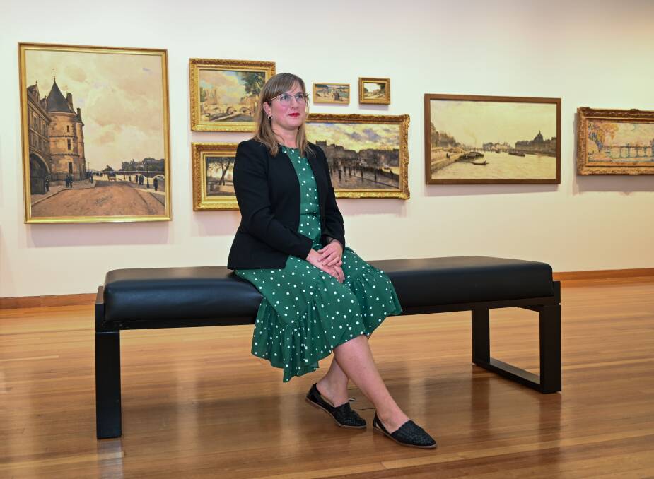 One of the exhibition's curators, Clare Needham. Picture by Enzo Tomasiello