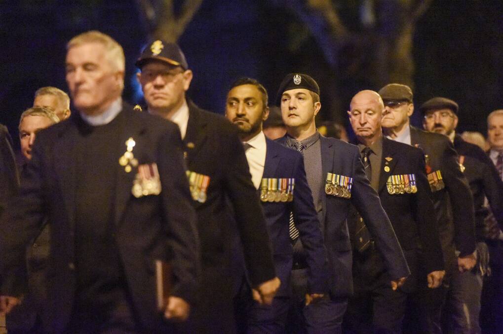 The 2022 Dawn Service. Picture by Darren Howe