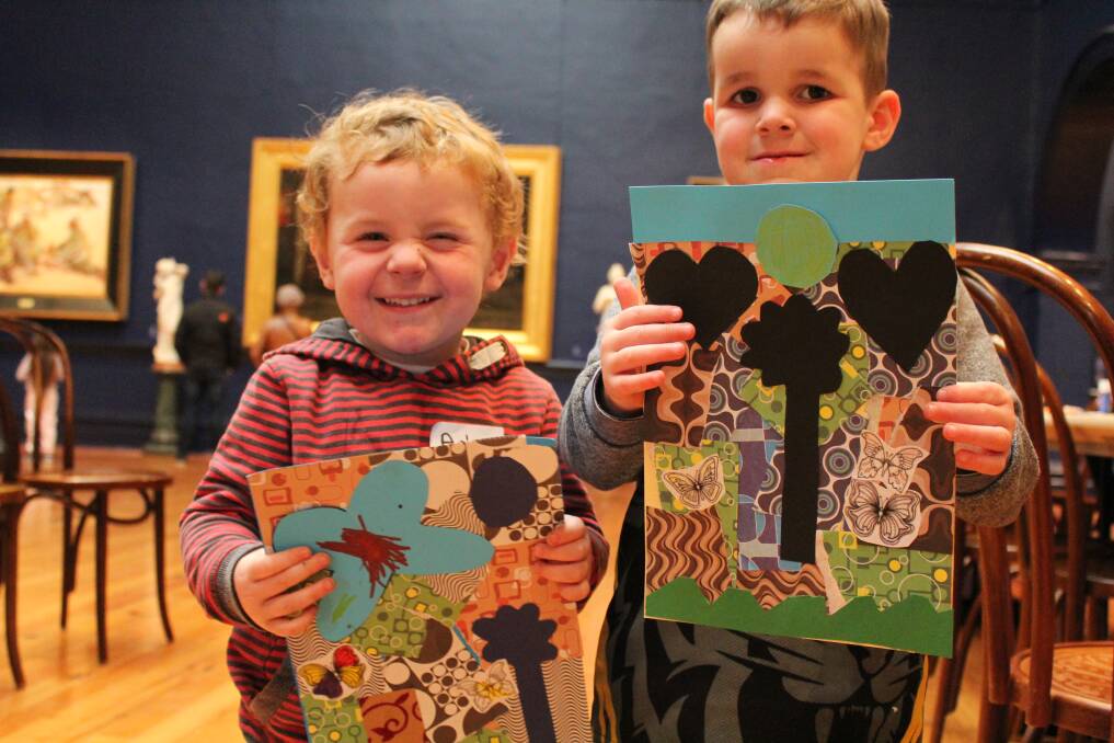 KIDS' BUSINESS: The gallery has a fantastic range of arty activities that will tap into those fertile and boundless imaginations, keeping young minds and hands occupied during the holidays.