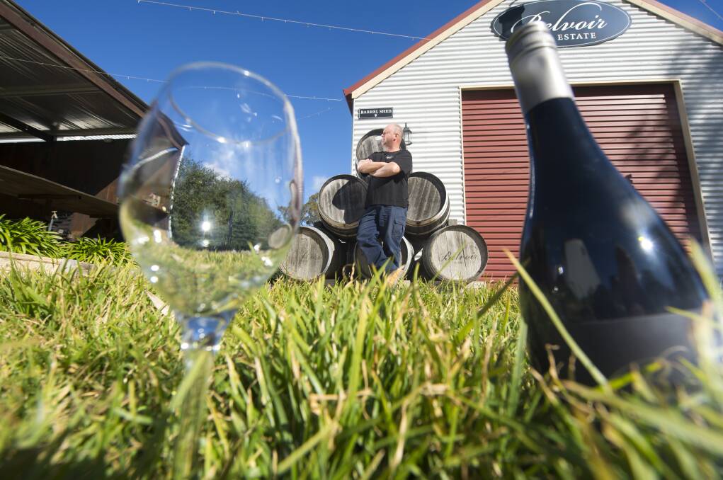 Belvoir Park Estate Food and Wine Festival director Greg McClure hopes recent fine weather is part of a continuing trend. Picture: DARREN HOWE