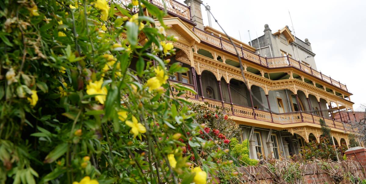 What a corker: Bendigo's historic Fortuna Villa will play host to this year's Heritage After Dark wine tasting event, with Heritage Uncorked to follow. Picture: DARREN HOWE