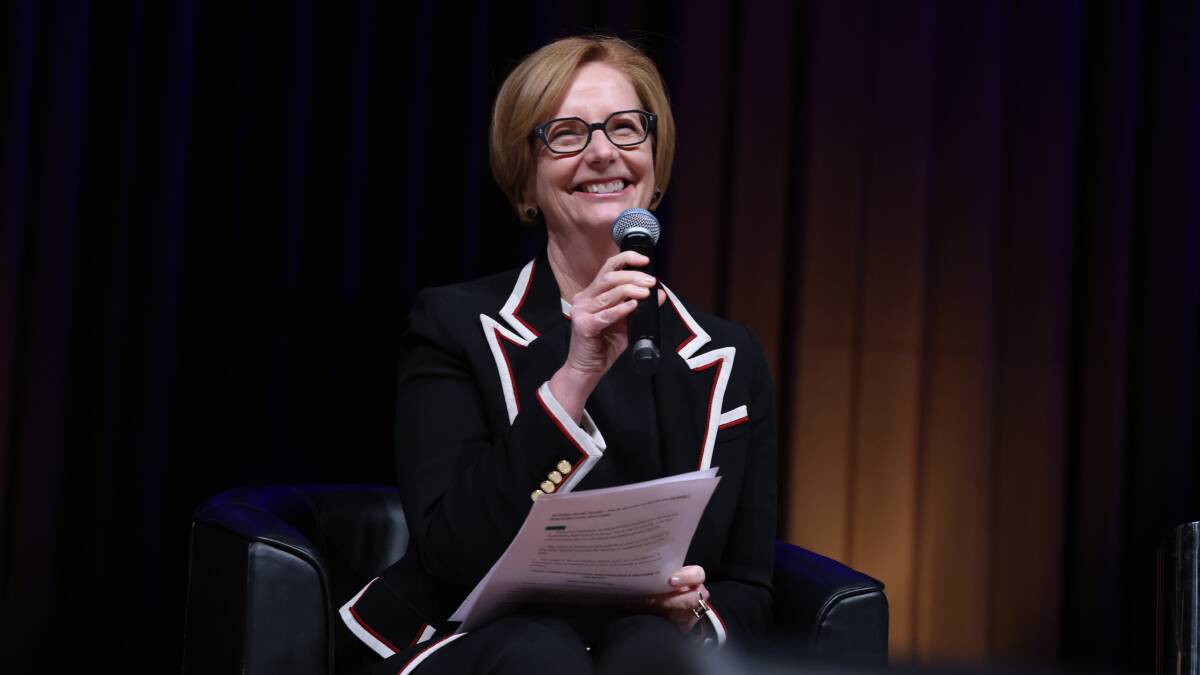 Former prime minister Julia Gillard, who chairs the ANU Global Institute for Women's Leadership. Picture: James Croucher