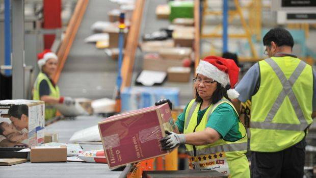 More than 57 per cent of Australians are opting to buy Christmas gifts online this year. Photo: Joe Armao