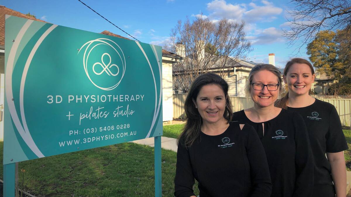 HERE FOR YOU: Julie Sheahan, Zara Jeffreys and Josie Creighton are some of the friendly faces you will meet at 3D Physiotherapy and Pilates. Photo: Supplied 