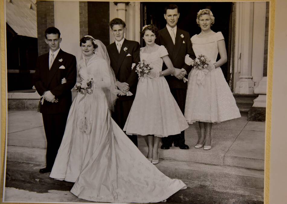 Don and Judith Washington on their wedding day on May 19, 1956. Picture: CONTRIBUTED
