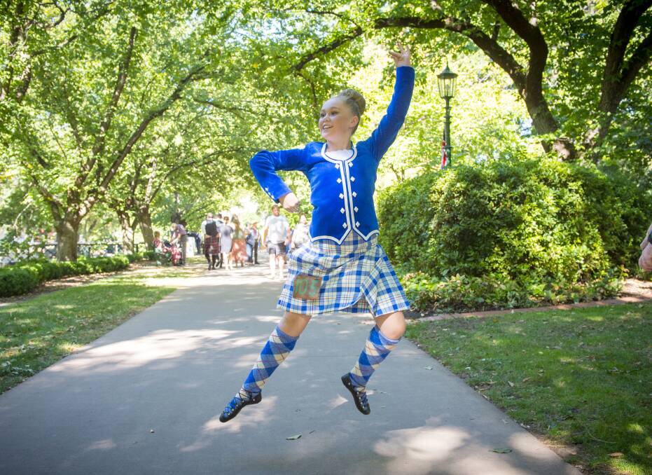 Scots Day Out 2018. Kaylee Dickinson. Picture: DARREN HOWE