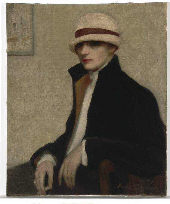 The Parisienne c.1924. Agnes Goodsir. Oil on canvas. National Gallery of Australia. Purchased 1993. 