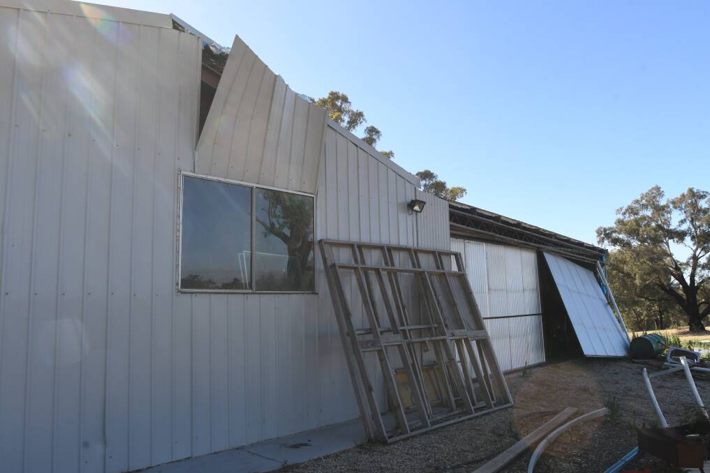 The damage at Belvoir Park Estate. Picture: NONI HYETT