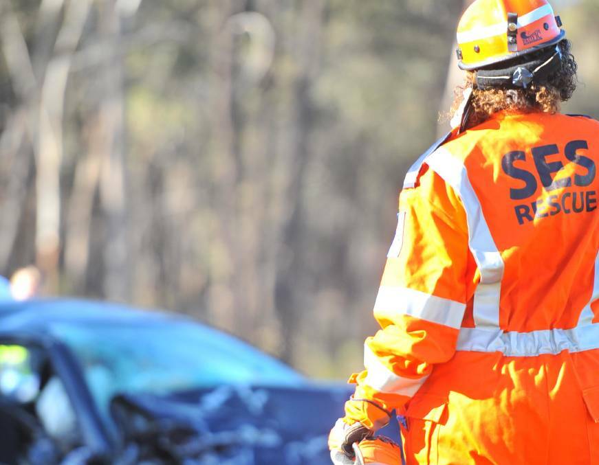 The scene of a crash near Bendigo in 2019. Picture: TOM O'CALLAGHAN