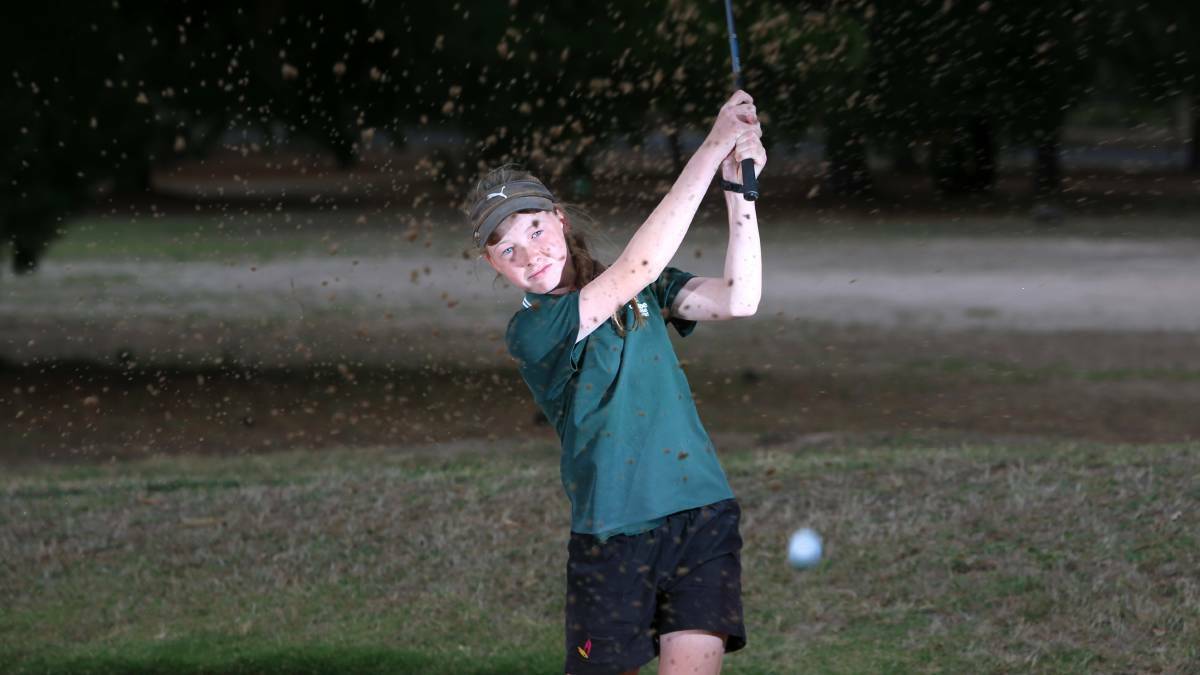Bendigo's Jazy Roberts, who broke the Belvoir Park Golf Club's ladies course record in January with a remarkable 72 off the stick, one-over par on the ladies course. Picture: GLENN DANIELS