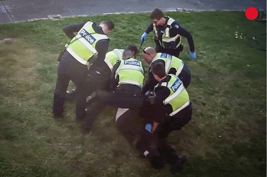 Beaten, abused, humiliated and filmed by Victoria Police