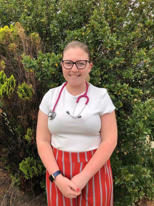 Ashlee Nichol on placement in Queensland this week. Picture: SUPPLIED