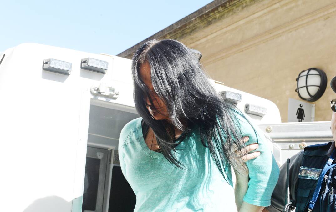 Elise Walker arrives at the Supreme Court in Bendigo on Wednesday for sentencing. Picture: DARREN HOWE