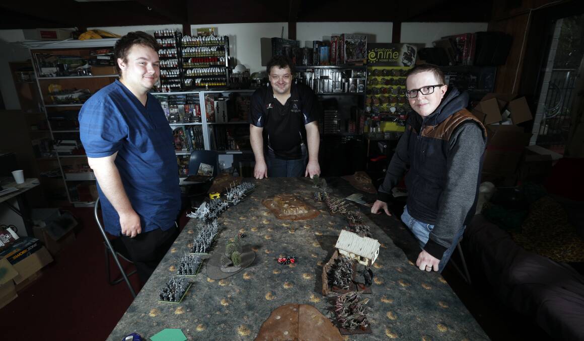 The dice-based games take place on expansive tabletop environments. Picture: GLENN DANIELS