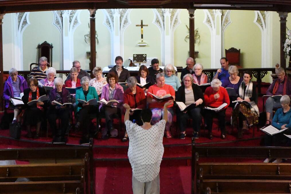 After 60 years, the Bendigo Chorale is going as strong as ever, filling the Forest Street Uniting Church with choral music for generations. Picture: ADAM HOLMES