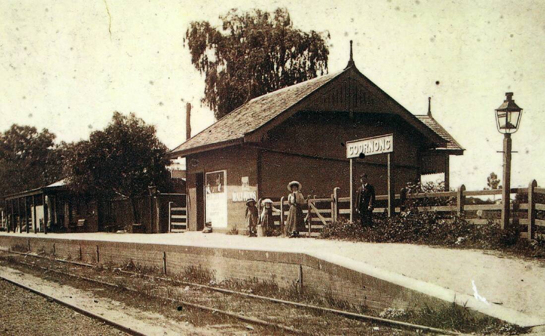 The good old days at Goornong station.