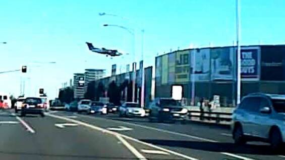 The plane narrowly missed a busy freeway before crashing into Essendon DFO, killing all five people on board. Source: ATSB