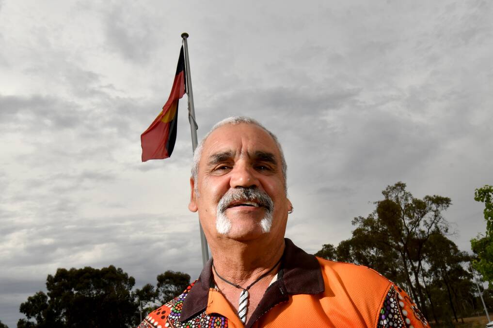 Uncle Charlie Knight will be among those attending today's national apology. Picture: DARREN HOWE