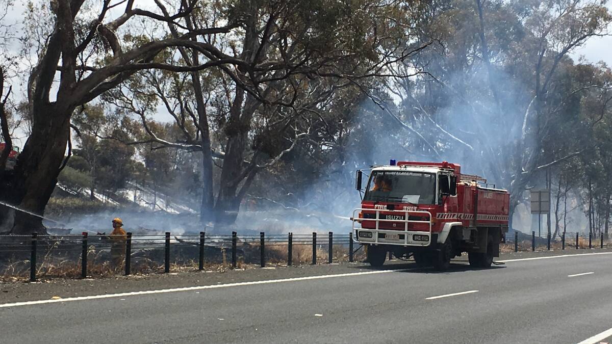 Harcourt CFA raised concerns about the barriers after they limited access to a fire in the median strip at Ravenswood South in November. Picture: Adam Holmes