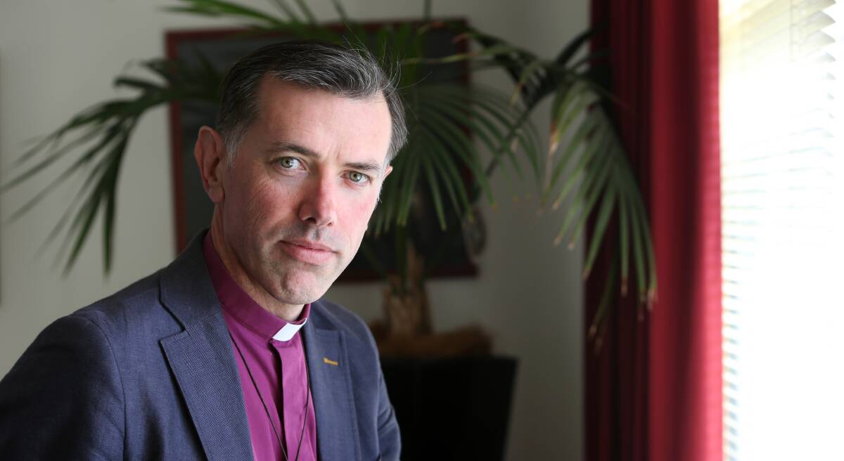 Bishop Matt Brain, of the Bendigo Anglican Diocese, says abuse survivors must be at the heart of church reforms. "We need to be diligent to make sure that the words aren’t simply words". Picture: GLENN DANIELS