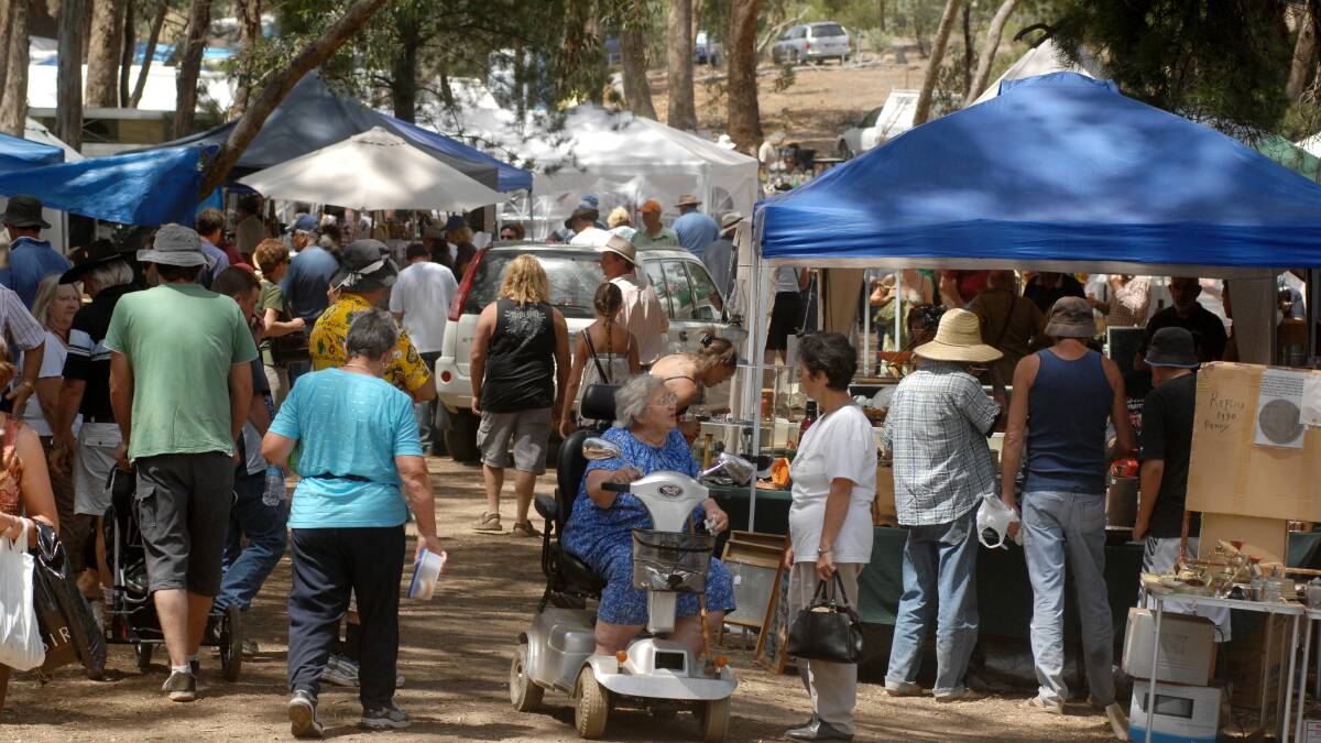 The annual Fryerstown Antique Fair attracted up to 20,000 visitors to the small down on the Australia Day long weekend.