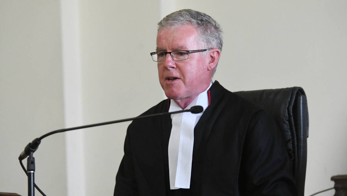 Supreme Court Justice Andrew Keogh said it was pleasing to see progress being made in finding a solution to Bendigo's outdated Law Courts. Picture: DARREN HOWE