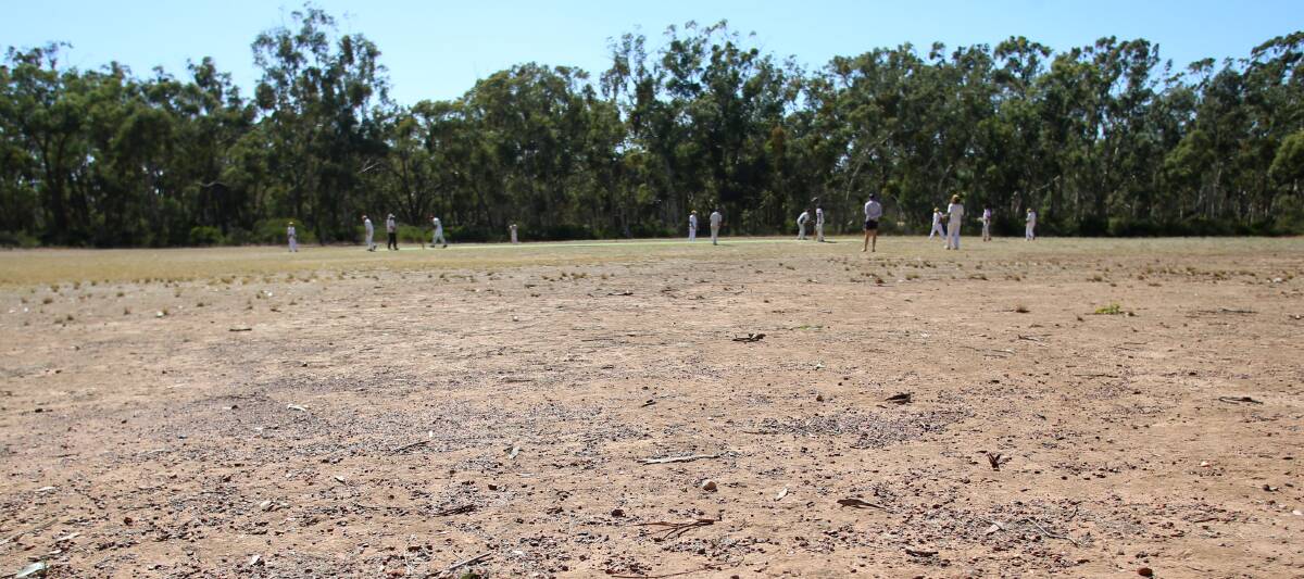 The Upper Loddon Cricket Association semi-final at Kingower last month. Picture: GLENN DANIELS