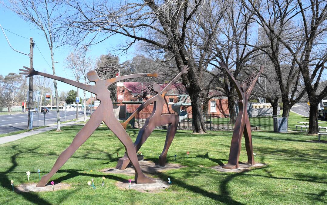 The Dick Turner Reserve in Golden Square has been the victim of the "ad hoc" installations of multiple sculptures, according to the council.