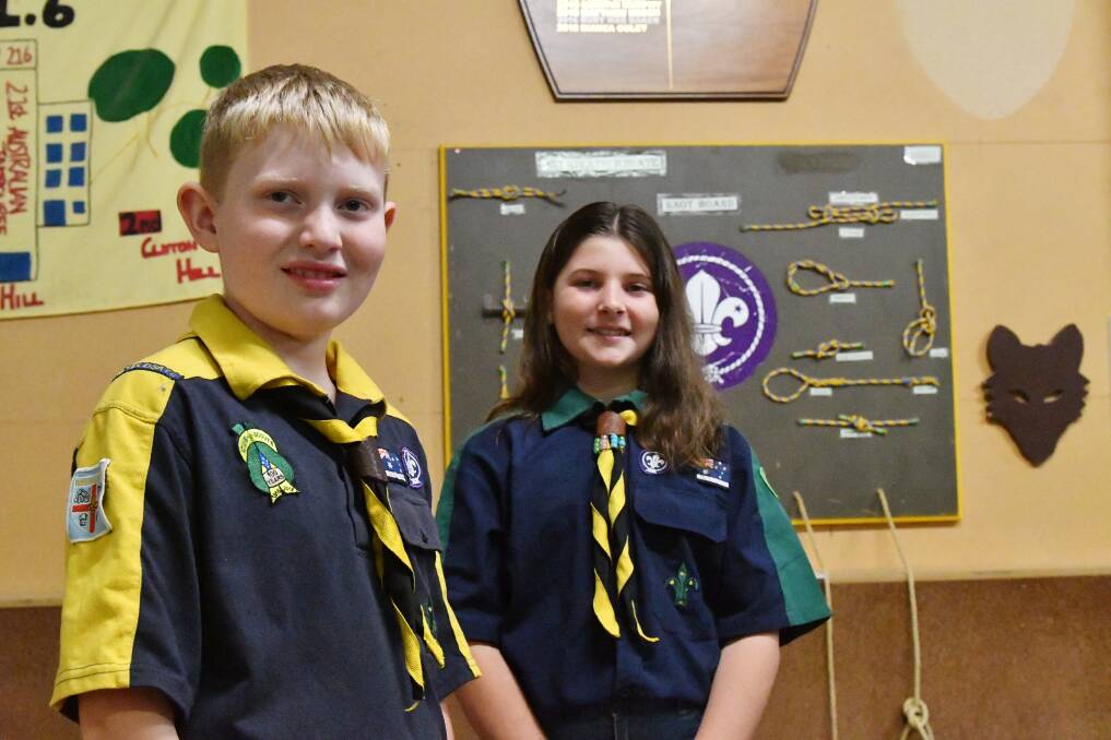 ACTIVITIES: Members of the 1st Strathfieldsaye Scouts are looking forward to an expansion of their rooms. Picture: DARREN HOWE