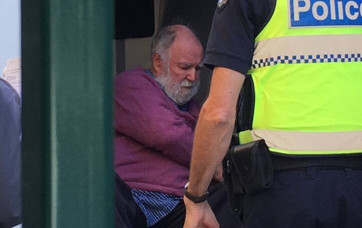 Howard John Hawke, 69, was arrested just weeks before he planned to travel to Thailand to rape young children and an infant. Picture: Jason Walls