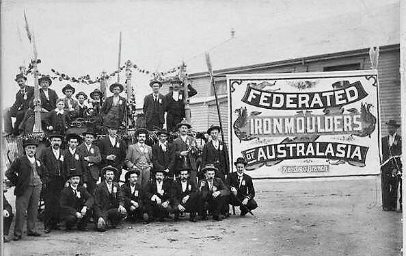 One of the countless unions that have come and gone in Bendigo - the Federated Ironmoulders of Australasia's Bendigo branch.
