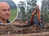 Resources Minister Guy Barnett has confirmed the government will need to bring in validating legislation for forestry laws at the next opportunity. Pictures: Phillip Biggs/Adam Holmes