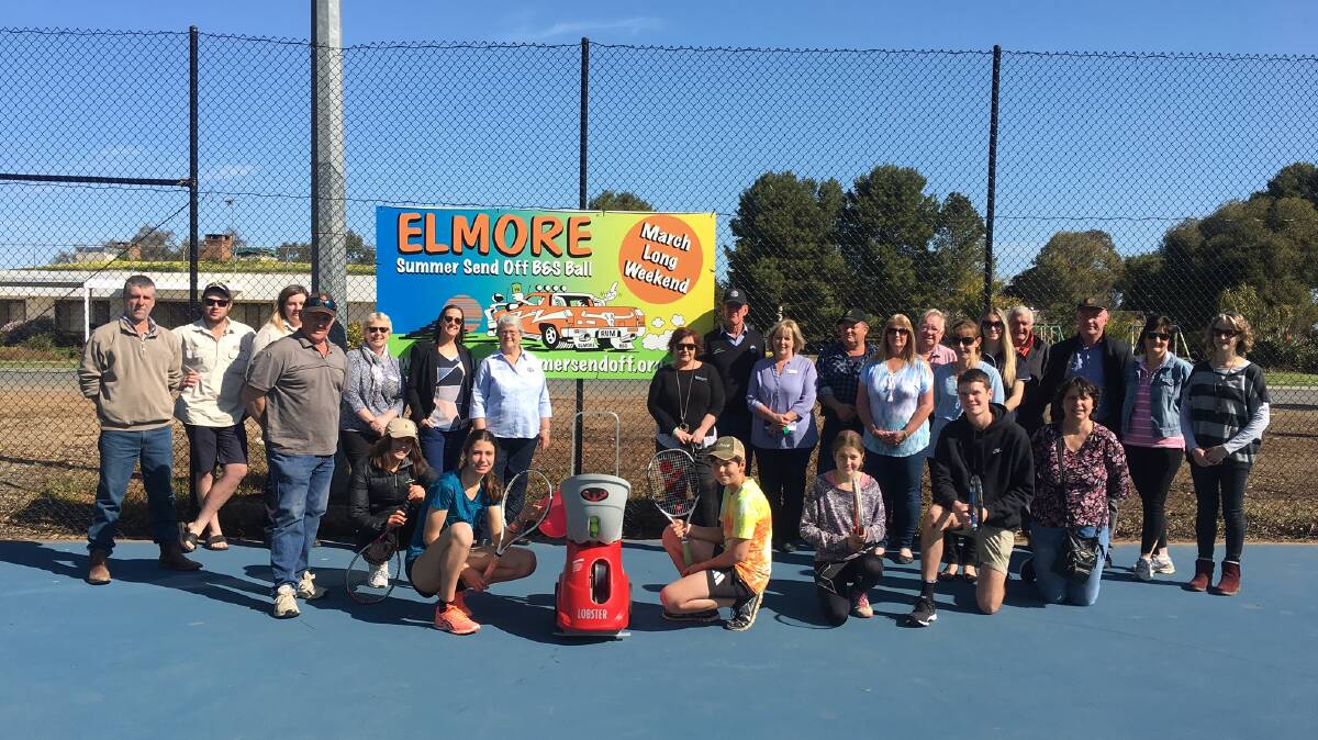 After flooding significantly delayed works, Elmore's new plexipave tennis courts are ready for action.