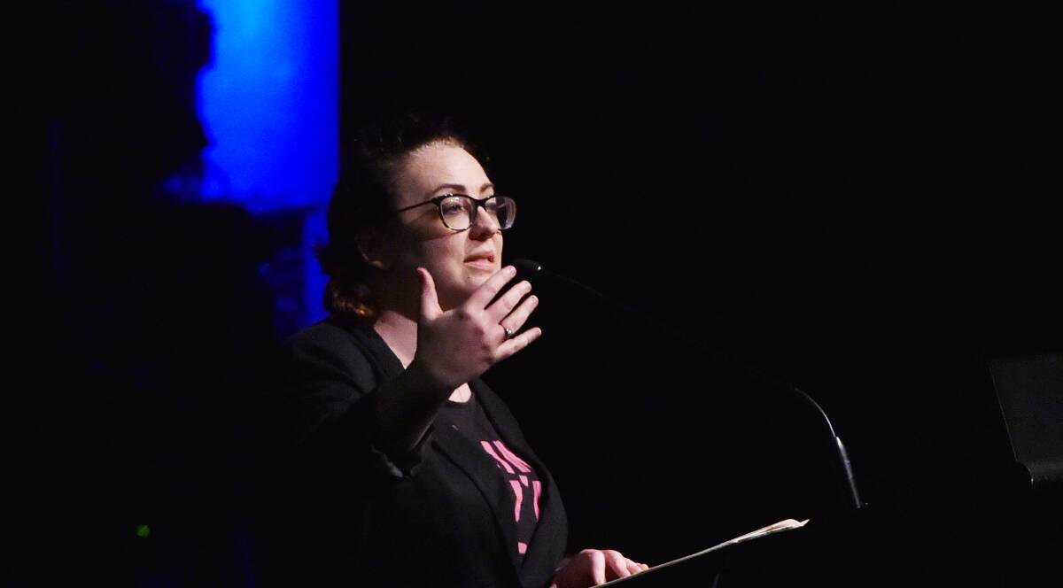 Novelist and social commentator Van Badham will speak at a Talking Justice Seminar at the Goldfields Library in Bendigo next month. Picture: DARREN HOWE