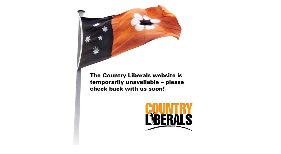 The Country Liberals website remains down.