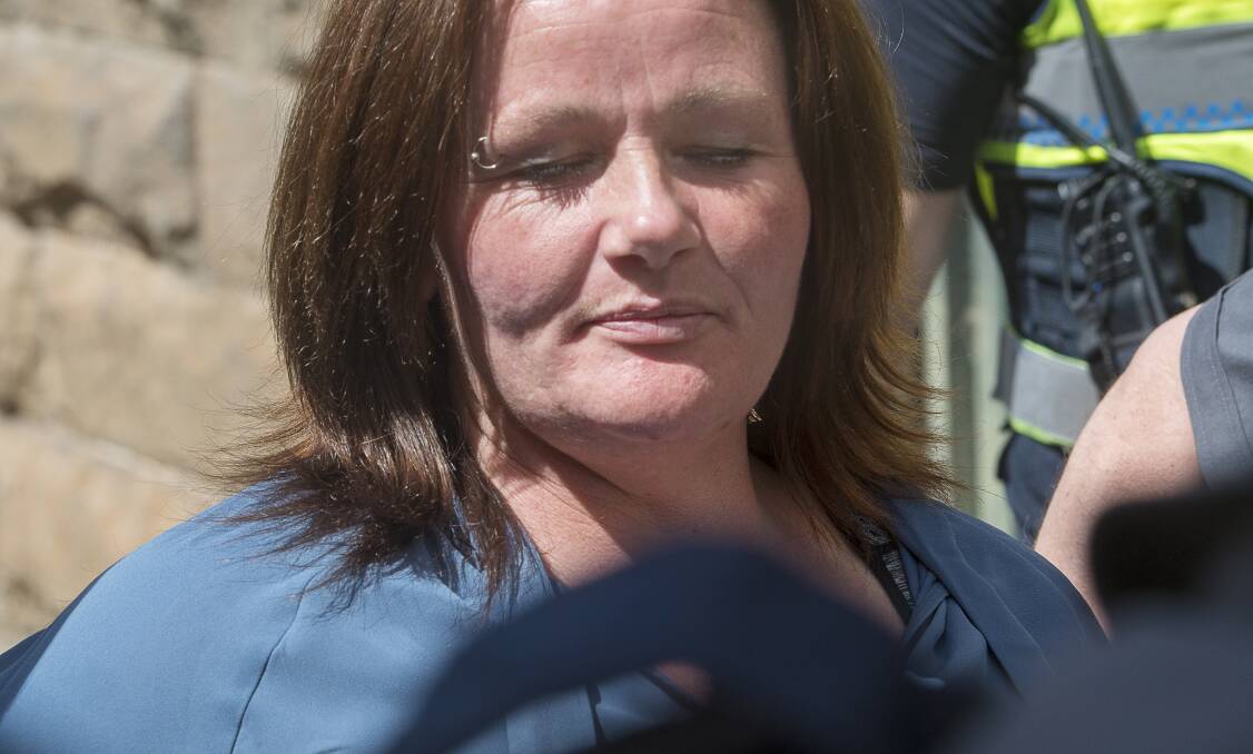 Kate Stone is facing a murder trial in Bendigo after pleading not guilty to murdering her partner Darren Reid in Long Gully. Picture: DARREN HOWE