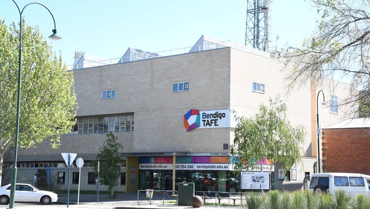 One of the sites being considered for the location of new purpose-built law courts in the Bendigo CBD.