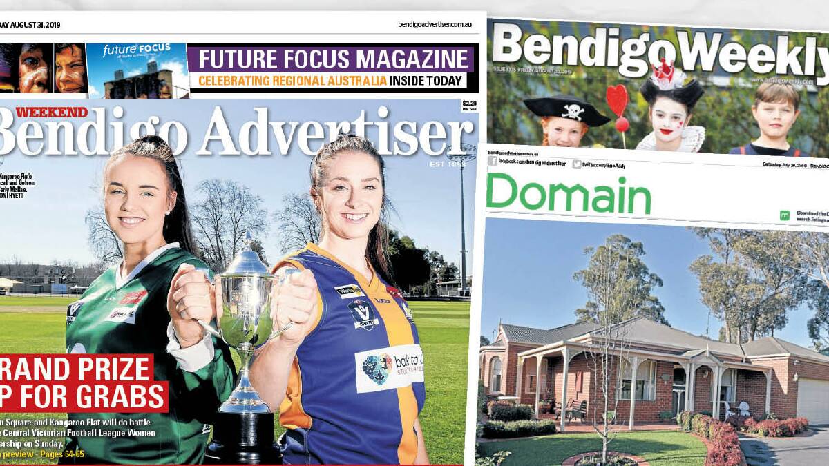 COMING SOON: From next month the gloss Domain property guide will be in your Bendigo Advertiser on Fridays and Saturdays, plus online at bendigoadvertiser.com.au