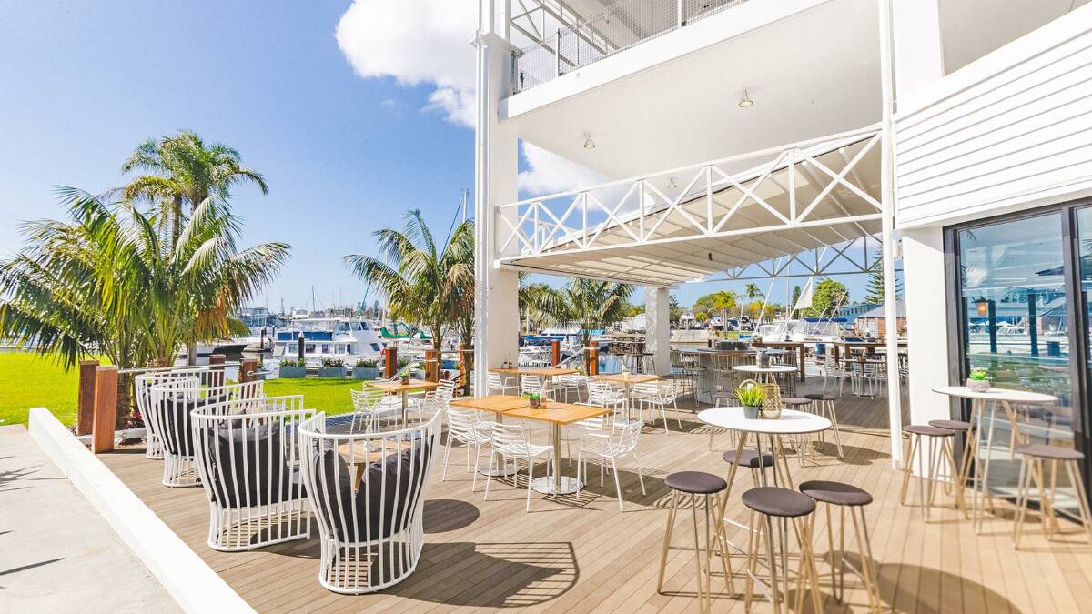 A perfect spot for some alfresco dining at Sails.