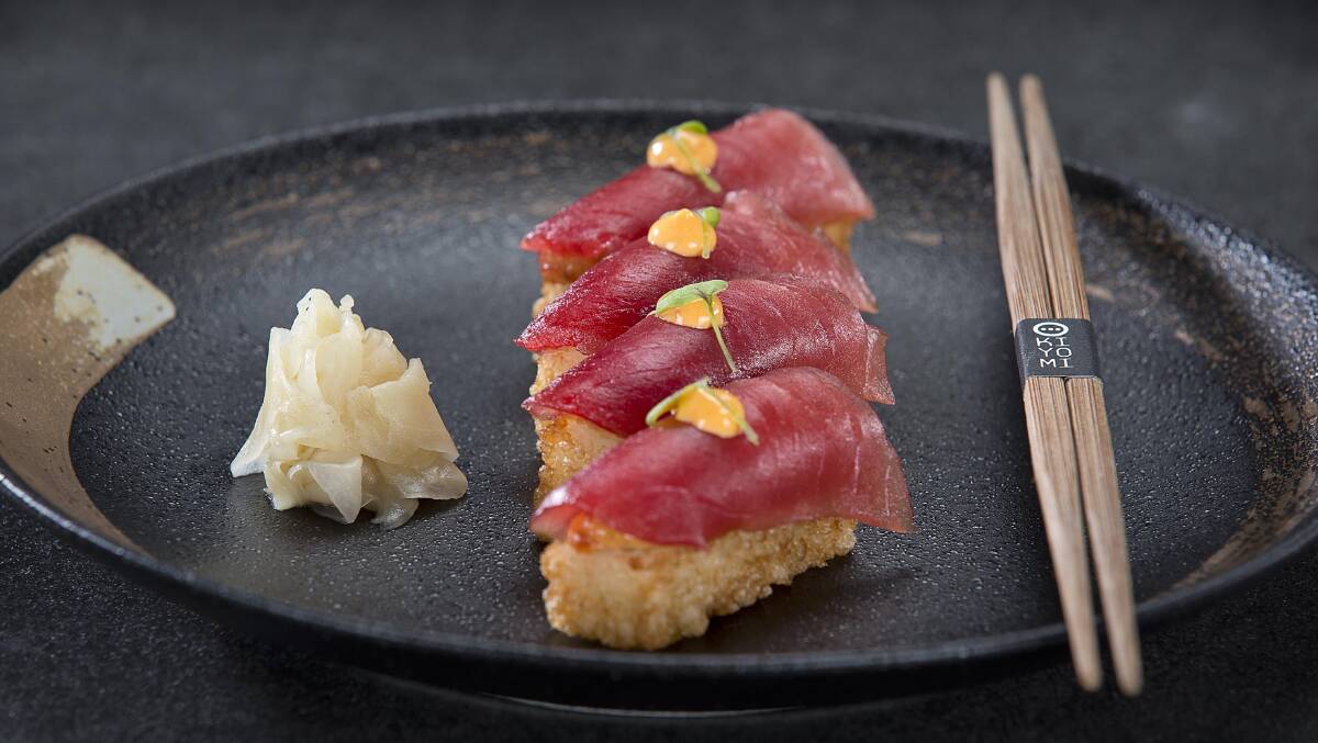 Kiyomi’s crispy rice with spicy tuna … perhaps my pick as dish of the night. 